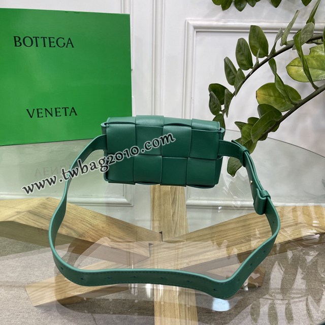Bottega veneta高端女包 KF0015 牛油果色 寶緹嘉CAEESTTE腰包 BV經典款手工編織手包腰包胸包斜挎包  gxz1203